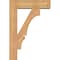Ekena Millwork Balboa Block Smooth Bracket w/ Offset Brace, Western Red Cedar, 5 1/2"W x 18"D x 26"H BKT0604X18X26BOA05SWR - alternate 3